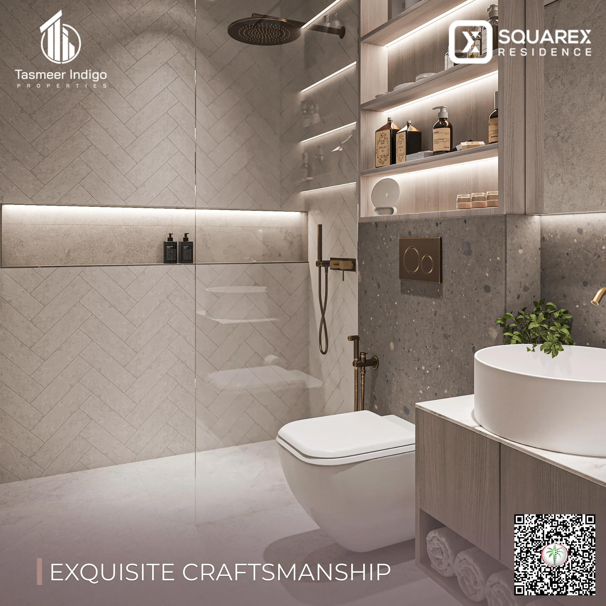 Building exterior with modern architecture